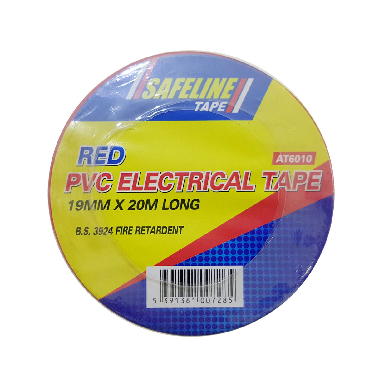 SAFELINE 19MM X 20M PVC ELECTRICAL TAPE RED