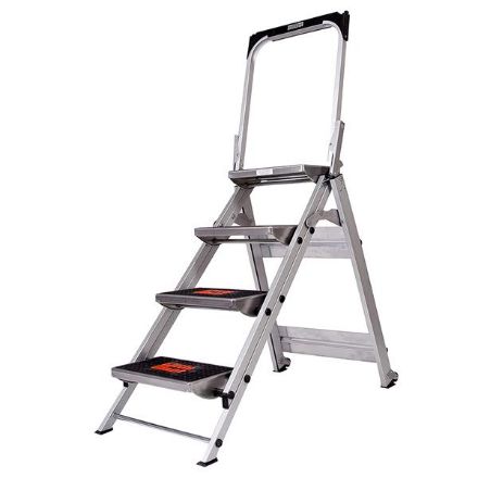 LITTLE GIANT JUMBO SAFETY STEP LADDER 4 STEP