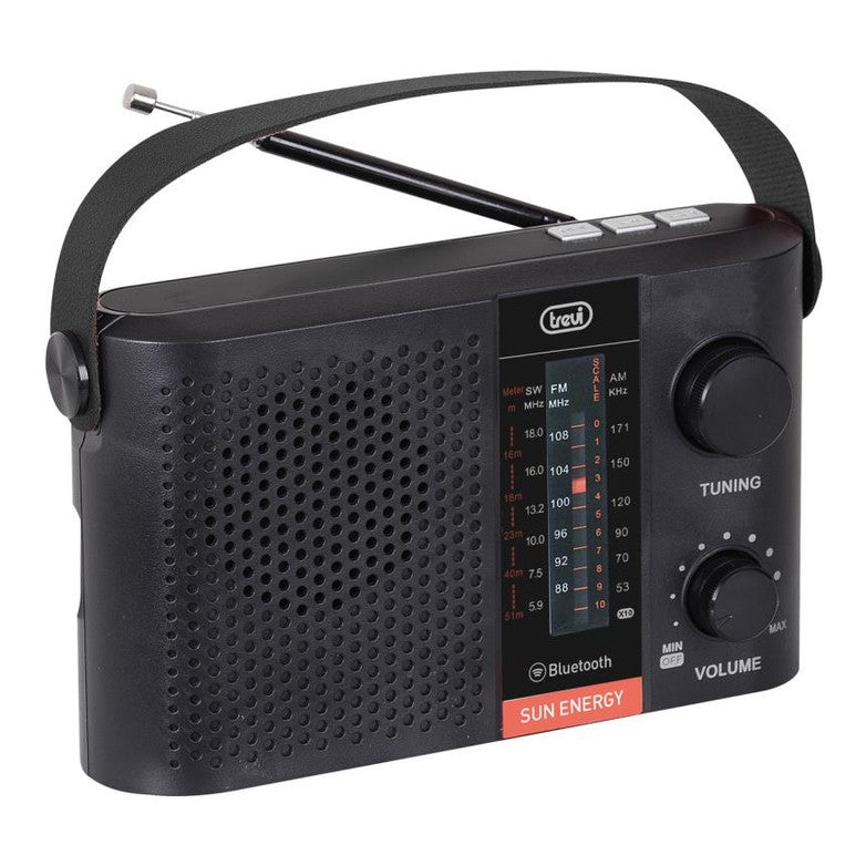 TREVI WIRELESS SOLAR RADIO BT RECHARGEABLE