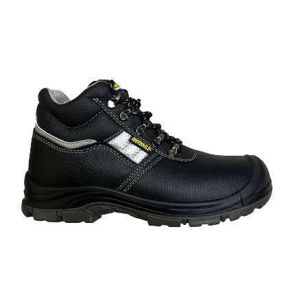 IMPACT WORKER LACE SAFETY BOOTS – BLACK