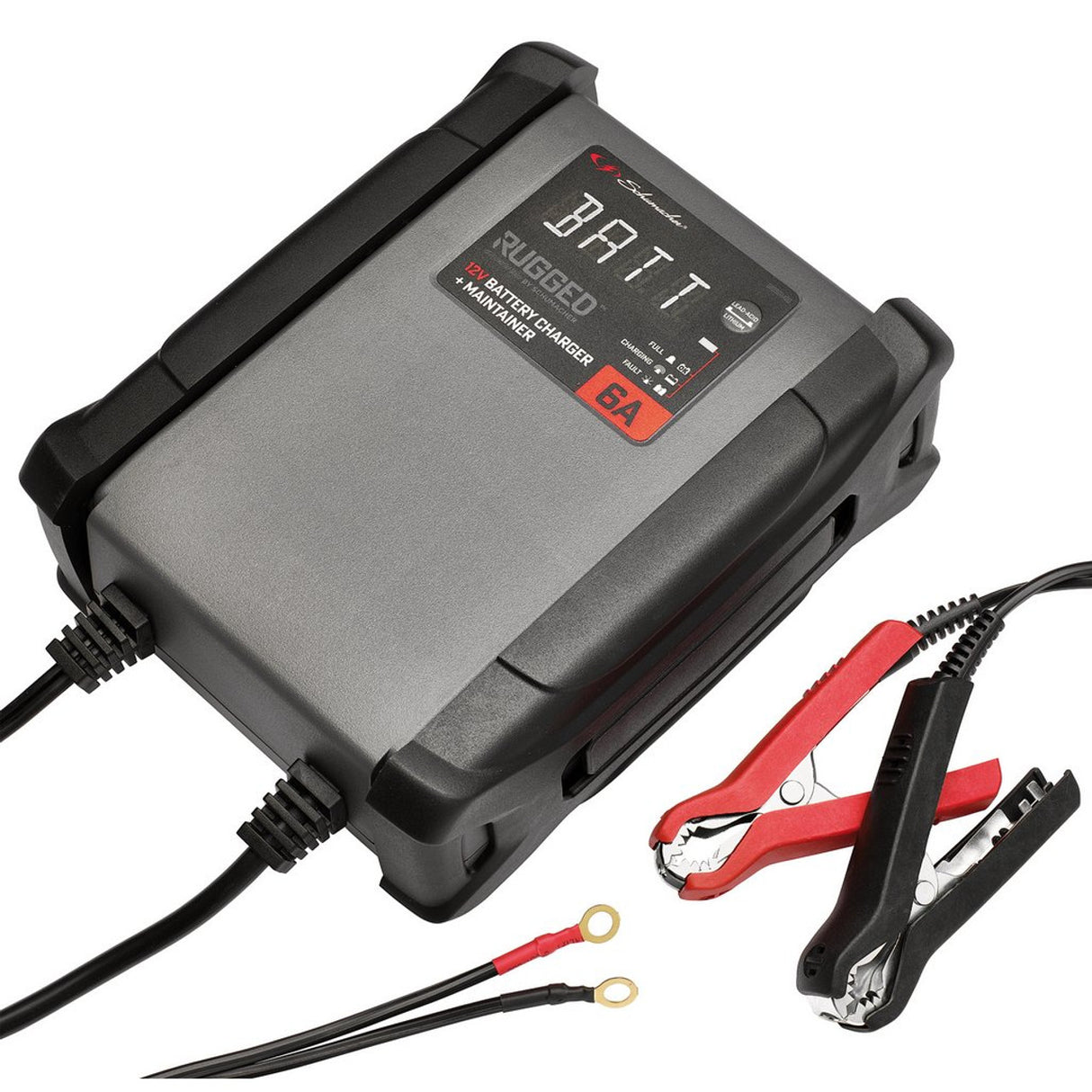 SCHUMACHER® SPX459 RUGGED 12V BATTERY CHARGER AND MAINTAINER, 6A
