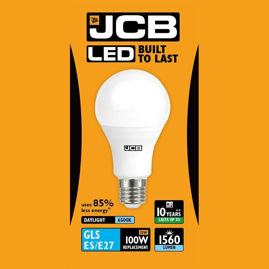 JCB 15W (100W) LED E27 GLS LAMP WARM WHITE 1560 LUMEN