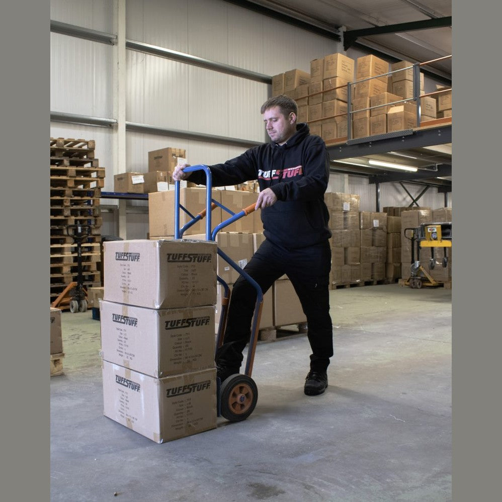 TUFFSTUFF LOGO HOODIE BLACK - Watson Hire