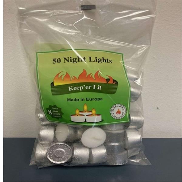 KEEP ER LIT NIGHT LIGHTS CANDLE 8HR 50PK