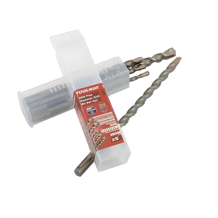 TOOLWAY SDS+ 5PC DRILL BIT SET