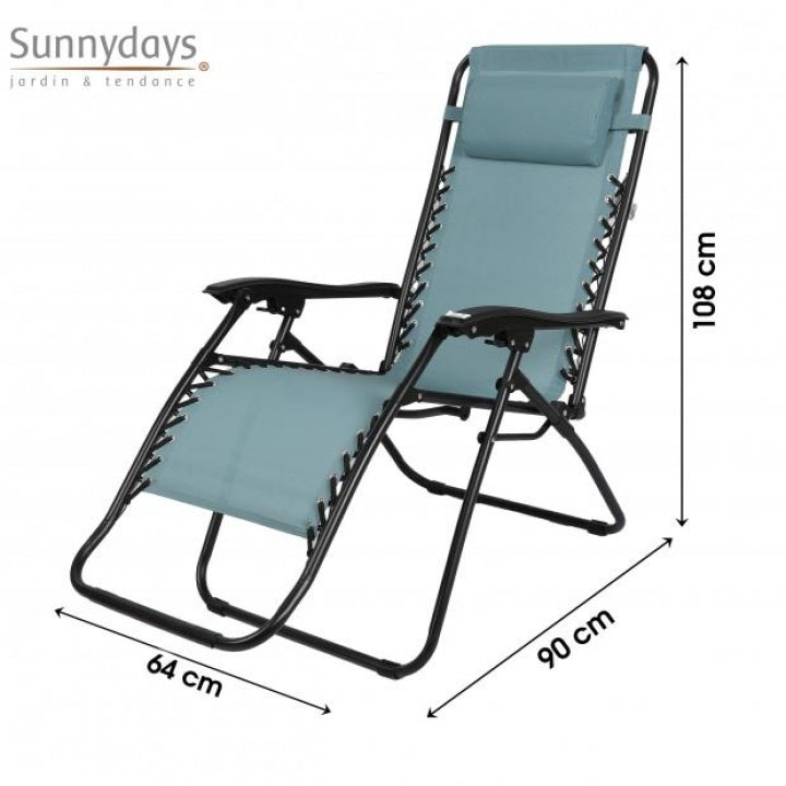 PLAYA ARMCHAIR IN BLUE/GREY
