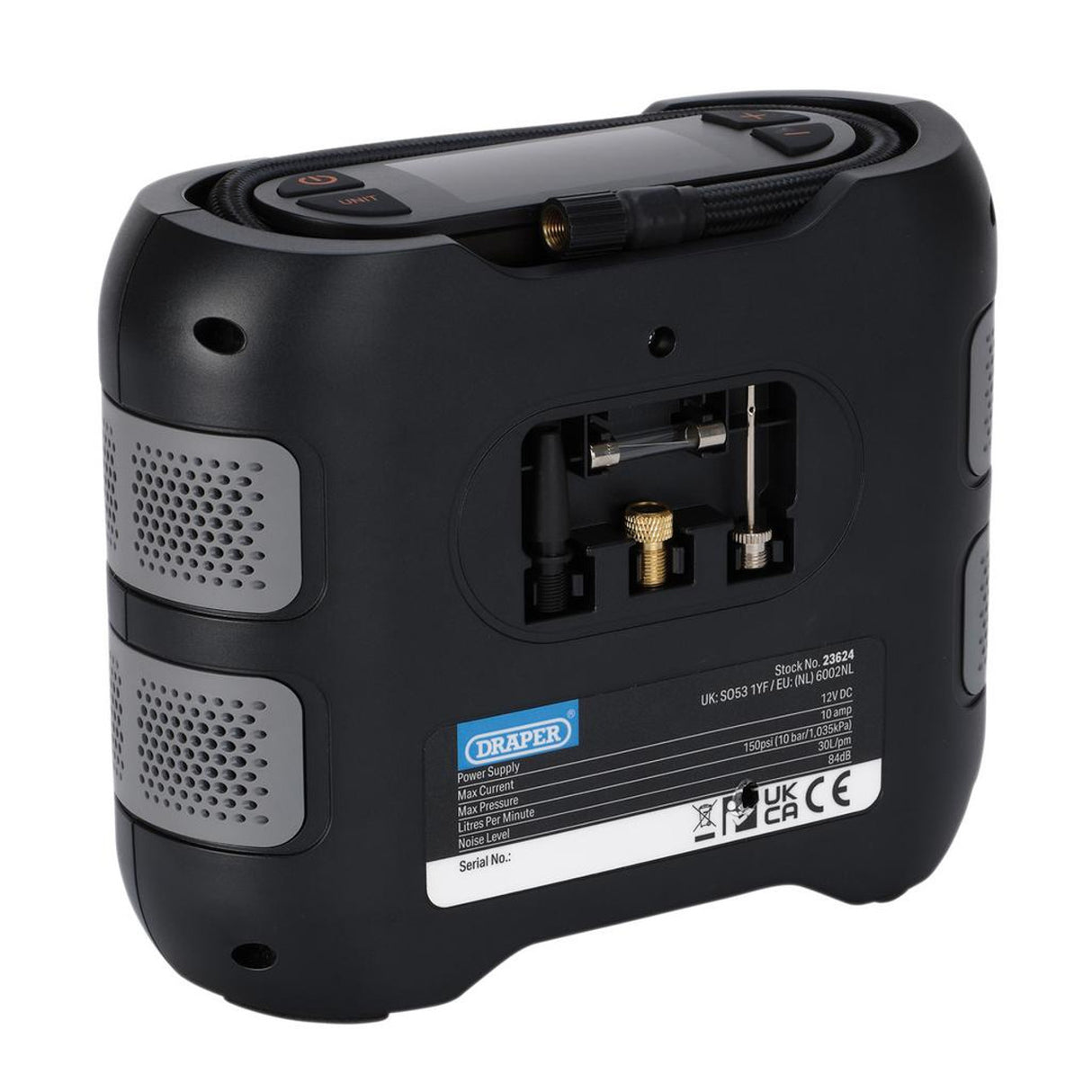 DRAPER 12V DIGITAL AIR COMPRESSOR