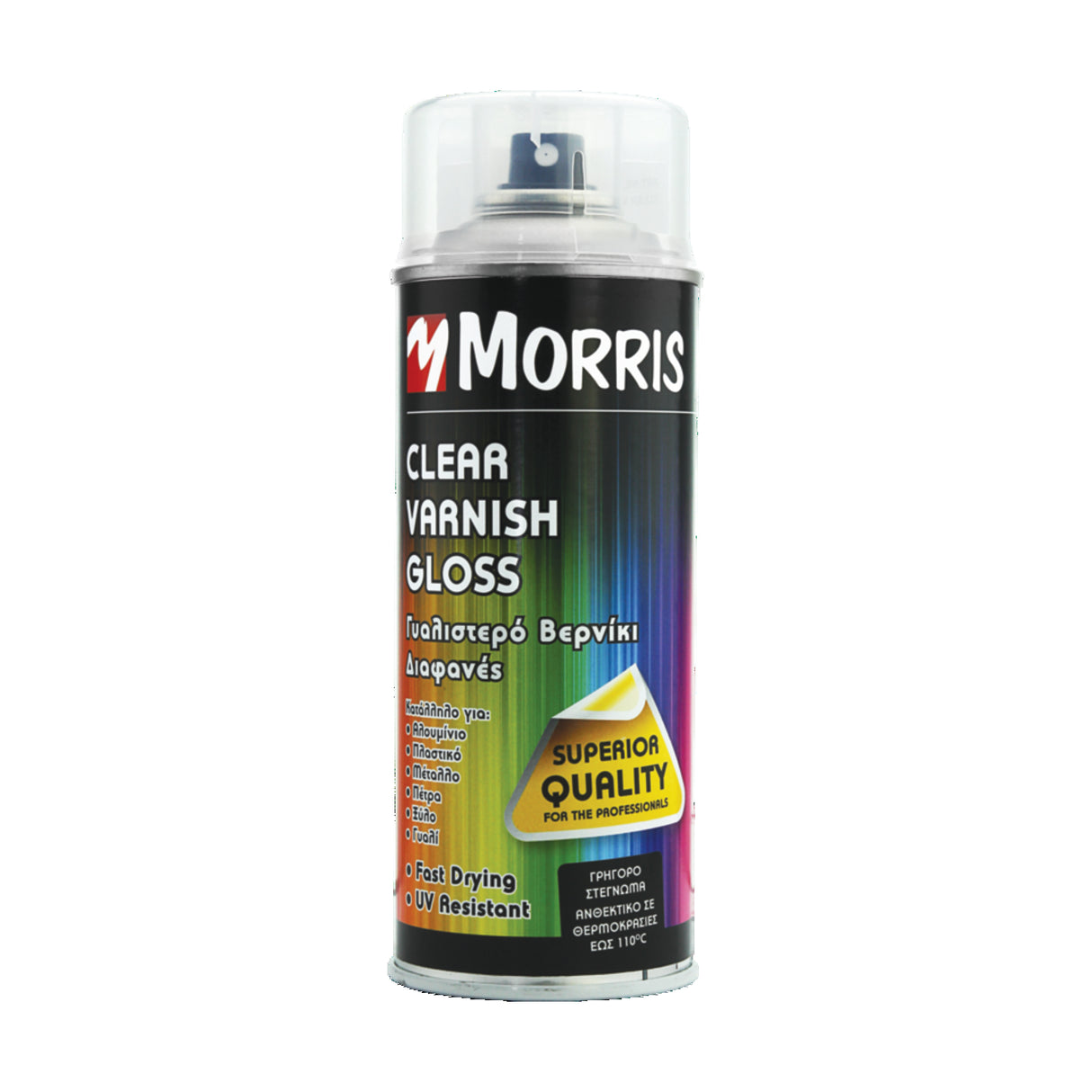 COLOR SPRAY CLEAR VARNISH SEMI GLOSS, MORRIS 400ML