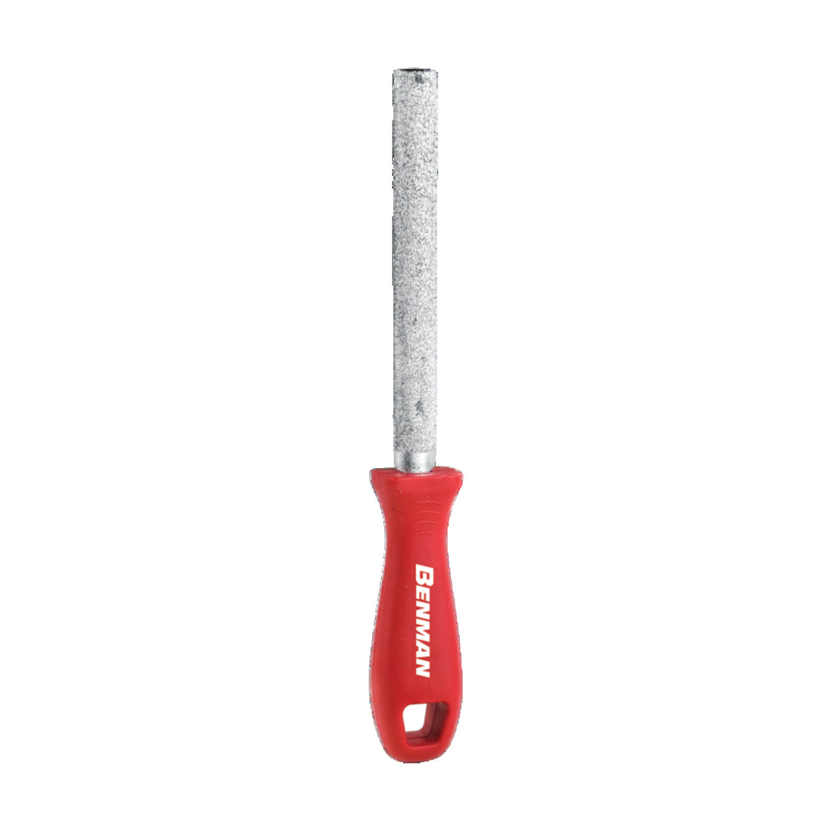 BENMAN CARBIDE HALF ROUND FILES 6'', WITH PLASTIC HANDLE