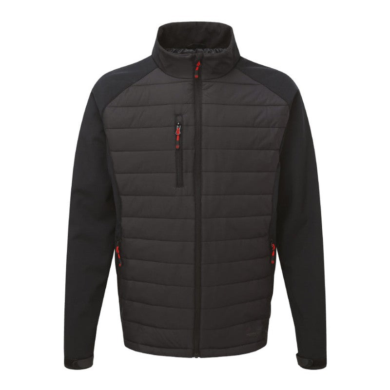 TUFFSTUFF SNAPE RIPSTOP JACKET BLACK/GREY SIZE M