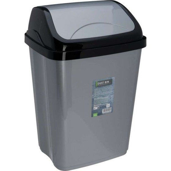 WASTE BIN 16L GREY