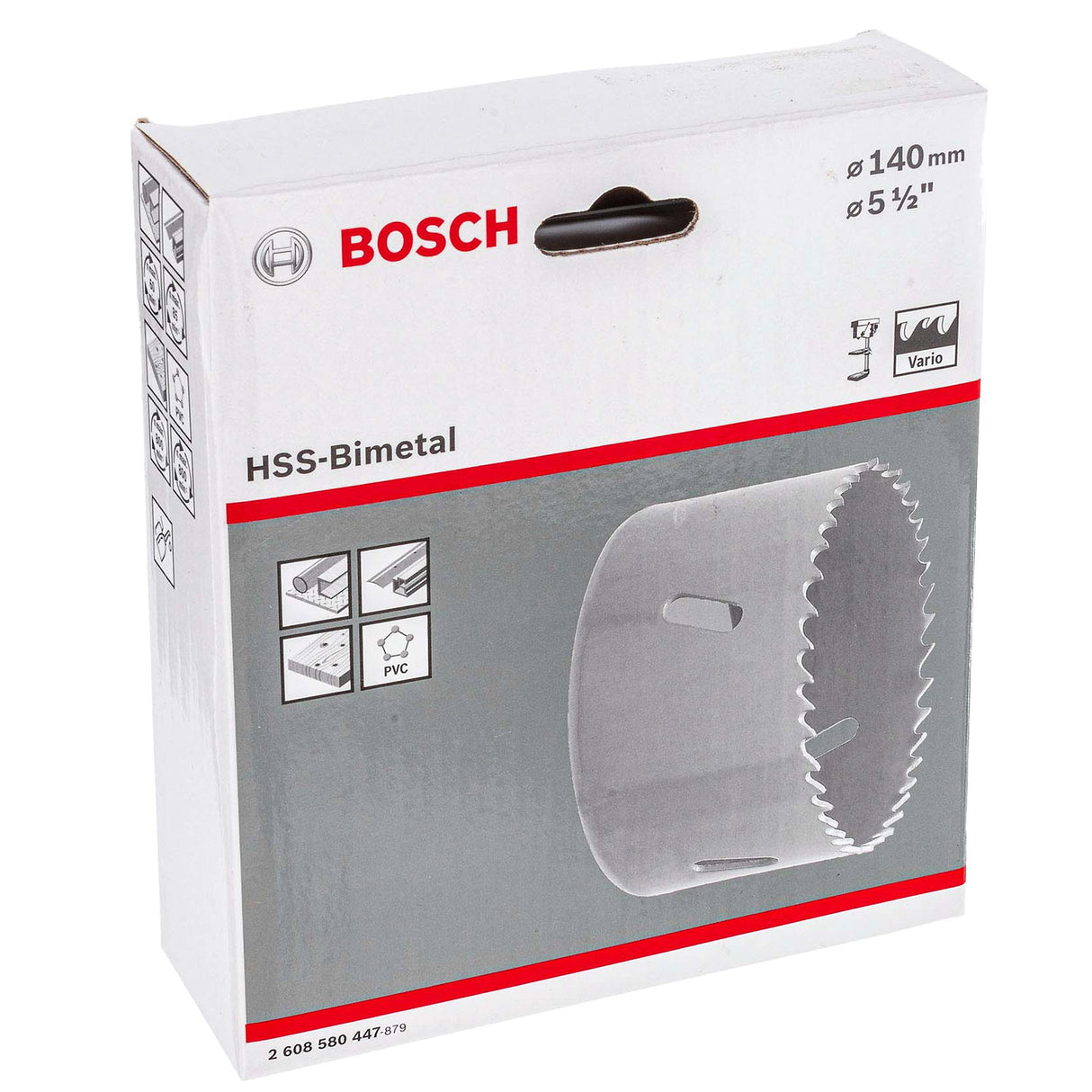 BOSCH STANDARD HSS BI-METAL HOLESAW 140MM