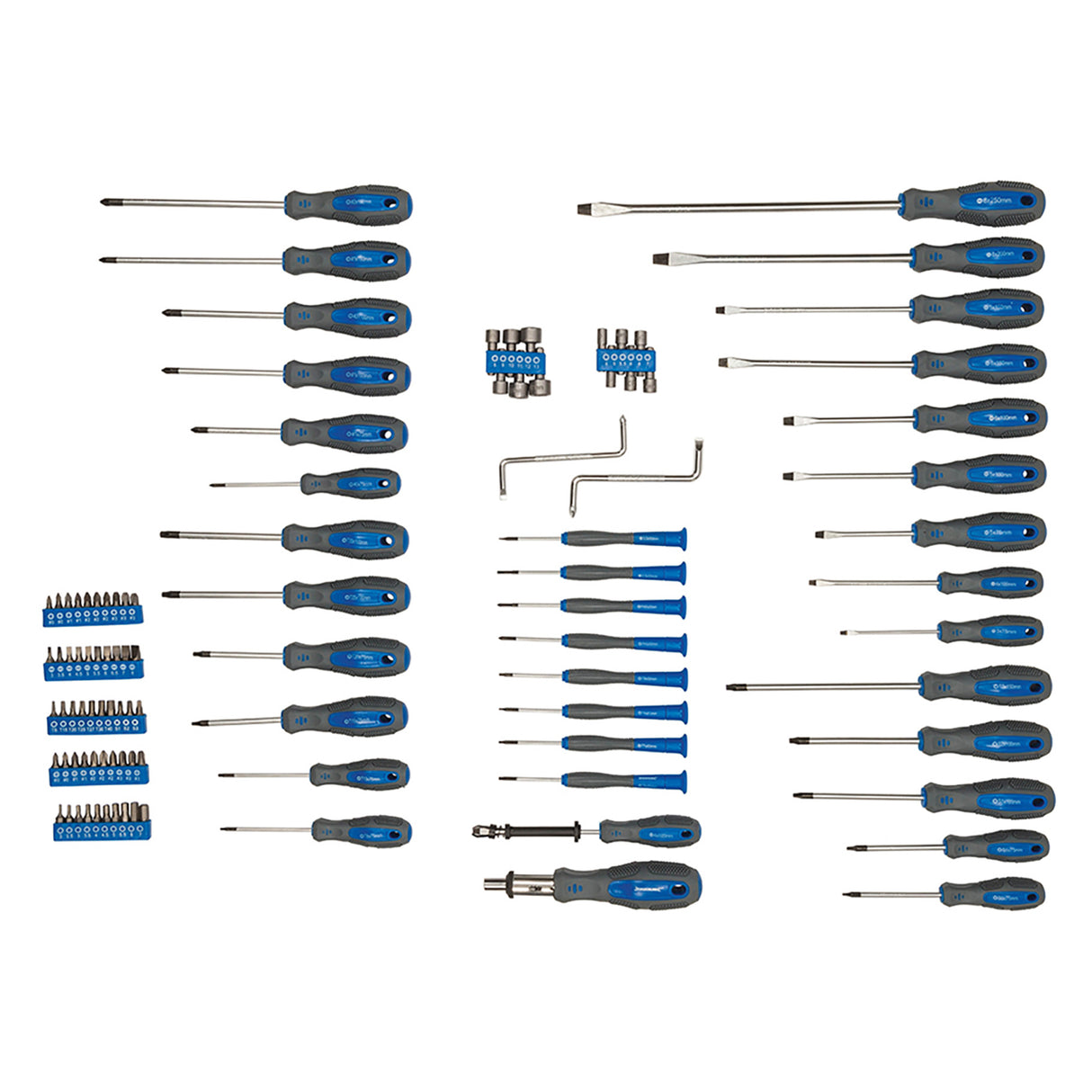 SILVERLINE SCREWDRIVER SET 100PCE