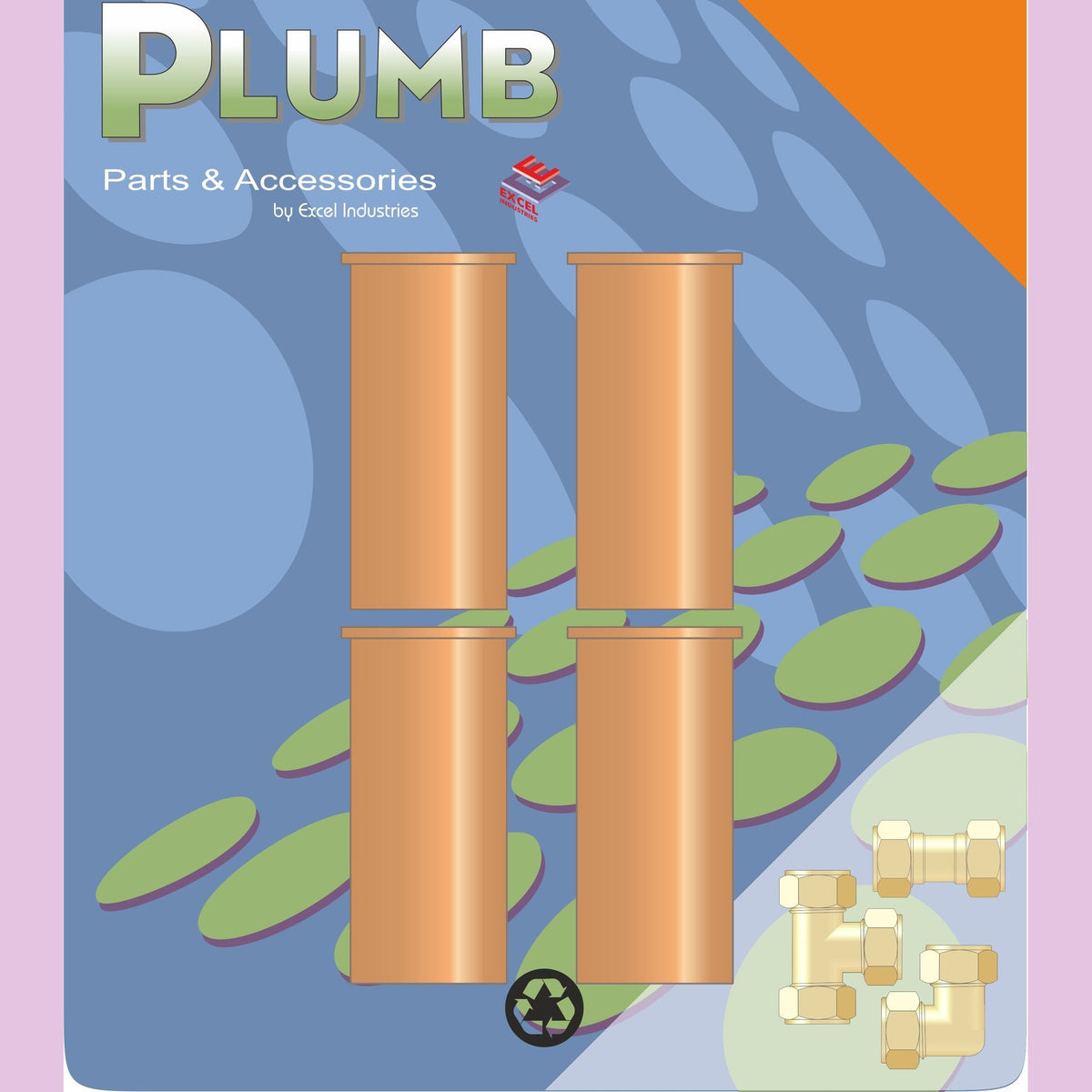 Easy Plumb 3/4" Copper Inserts 4pk