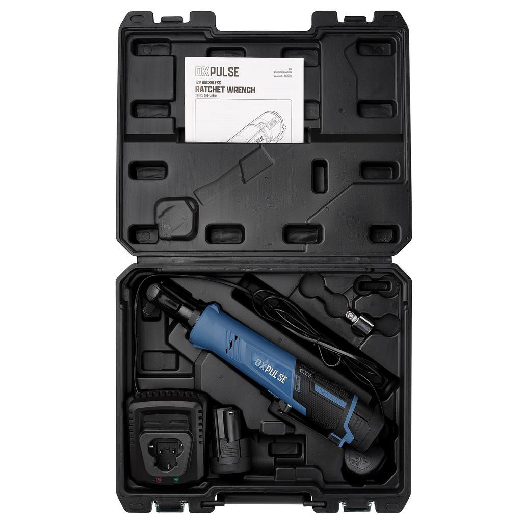 DRAPER DX 12V RATCHET WRENCH KIT UK