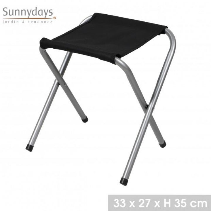 FOLDING STOOL IN BLACK