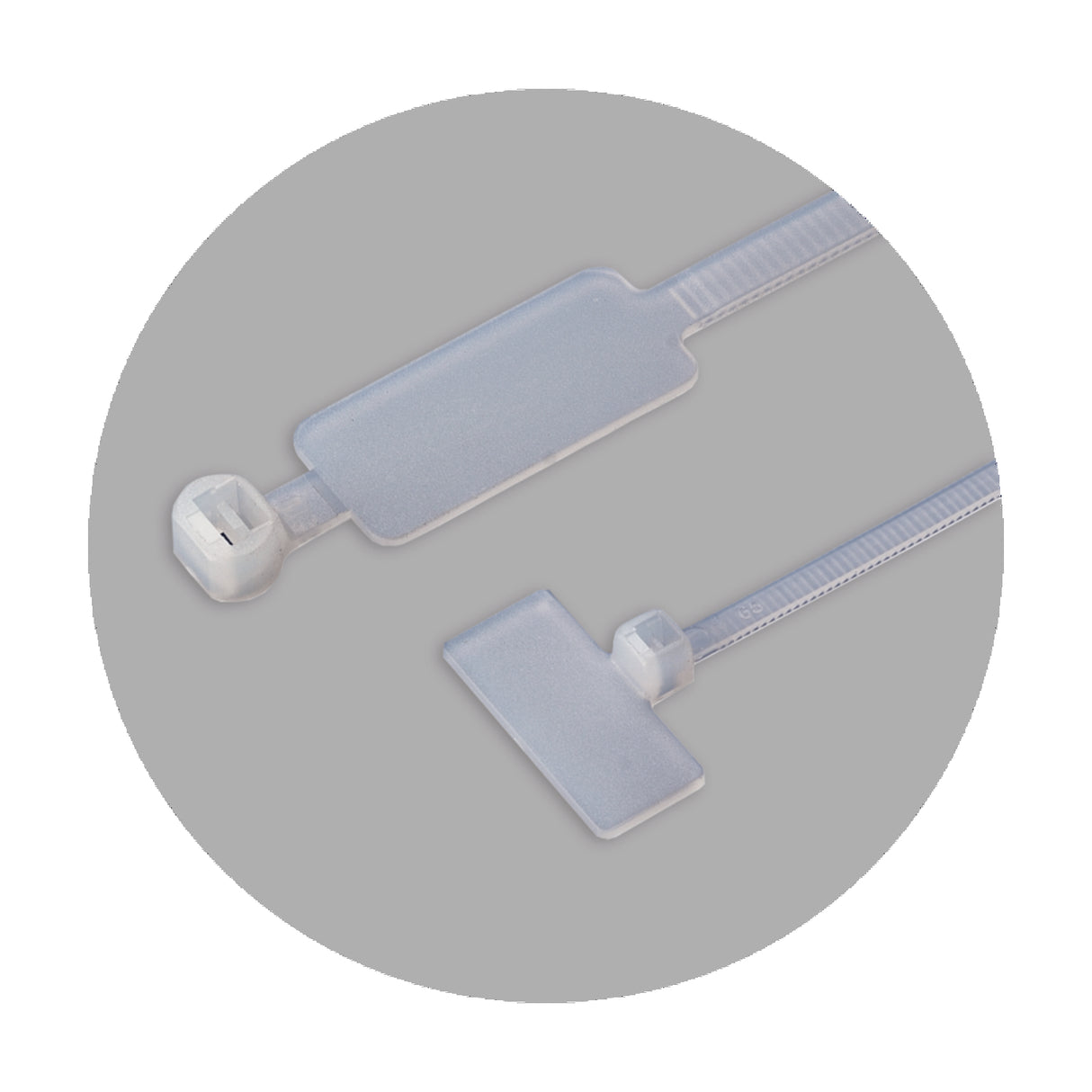 BENMAN CABLE TIES WITH LABEL 300 X 4.8MM