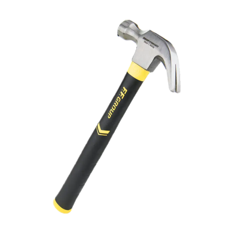CLAW HAMMER FF GROUP FIBERGLASS HANDLE 16OZ (450G