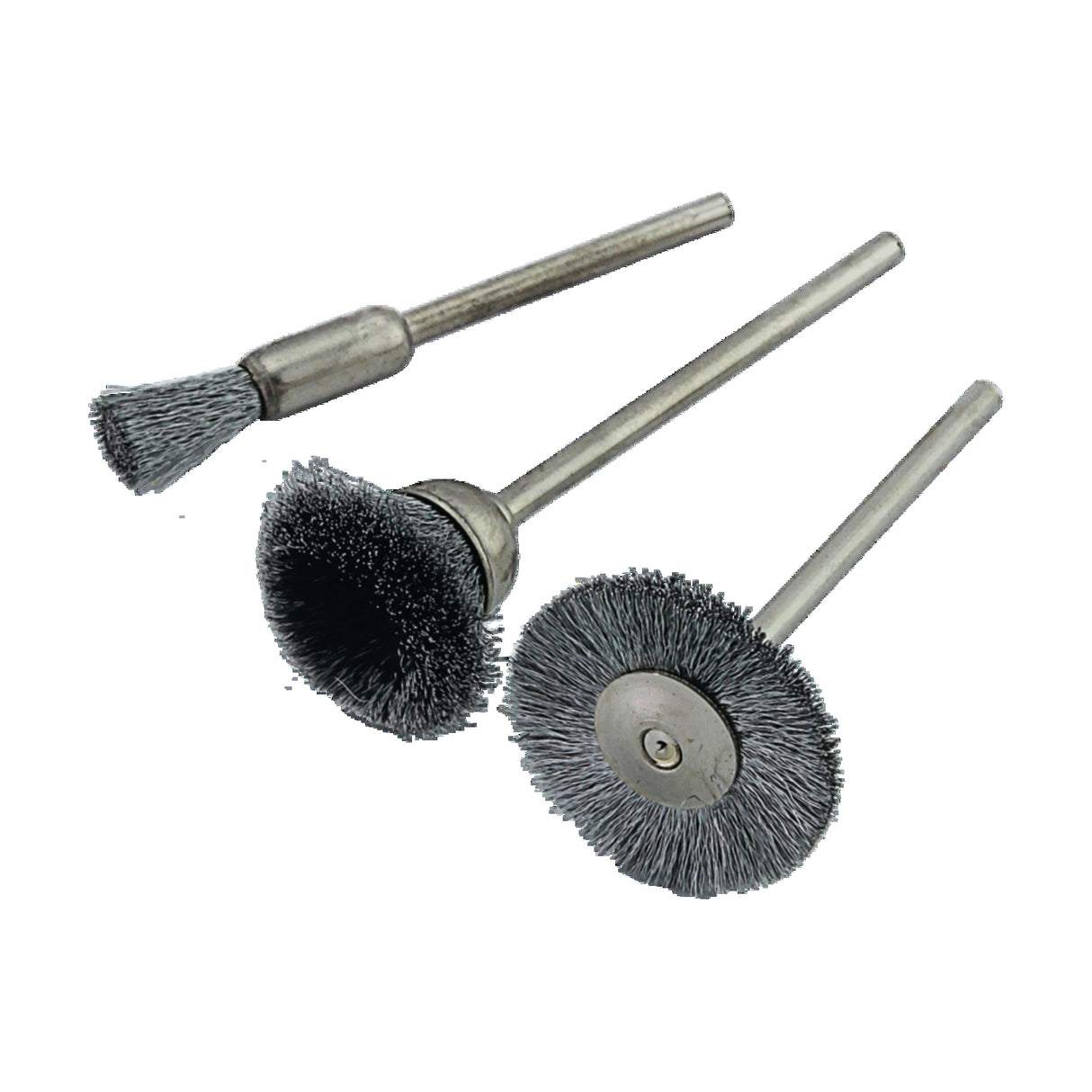 FF GROUP MINI WIRE BRUSH SET, 3PCS