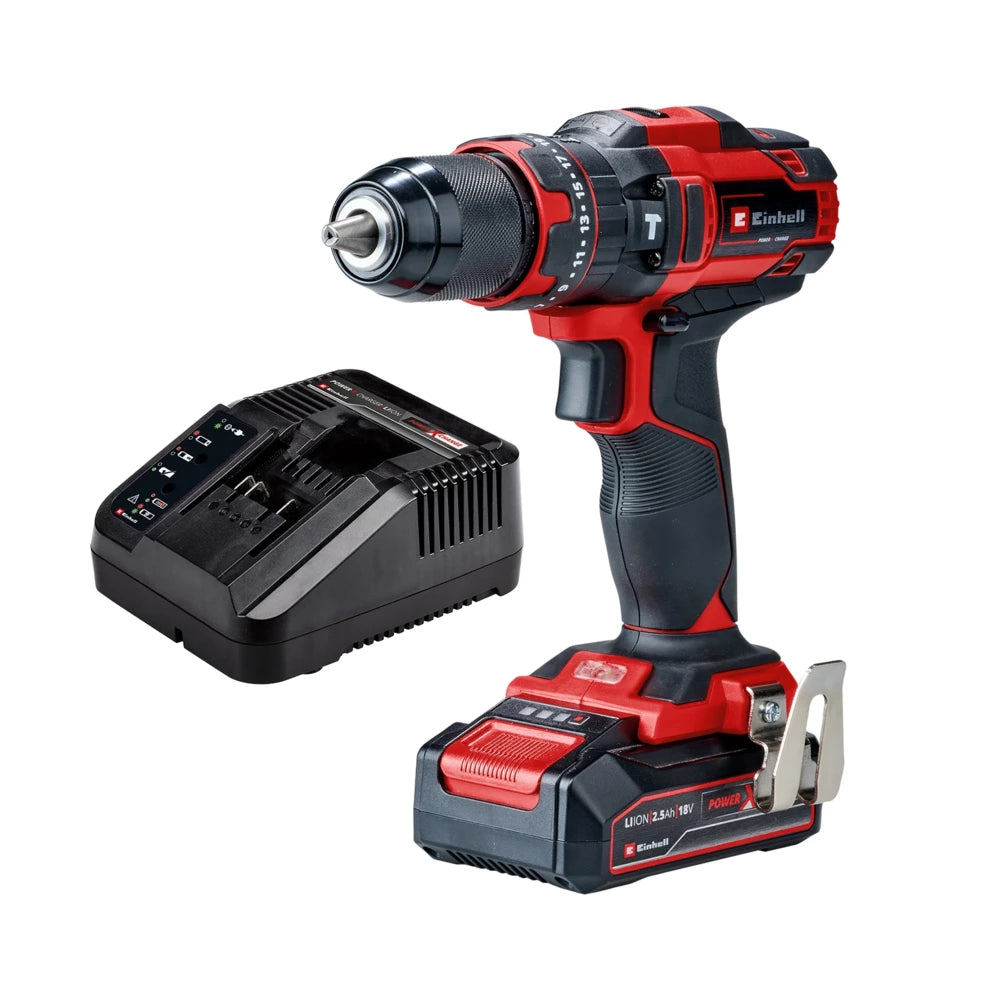 EINHELL 18V CORDLESS COMBI WITH 2.5AH BATTERY