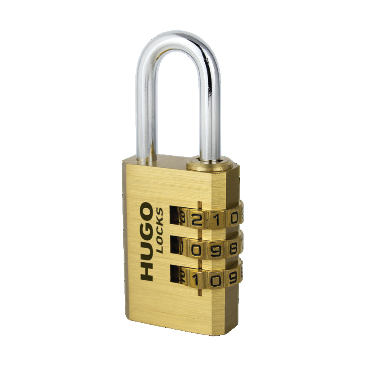 COMBINATION PADLOCK HUGO PB 40 BRASS