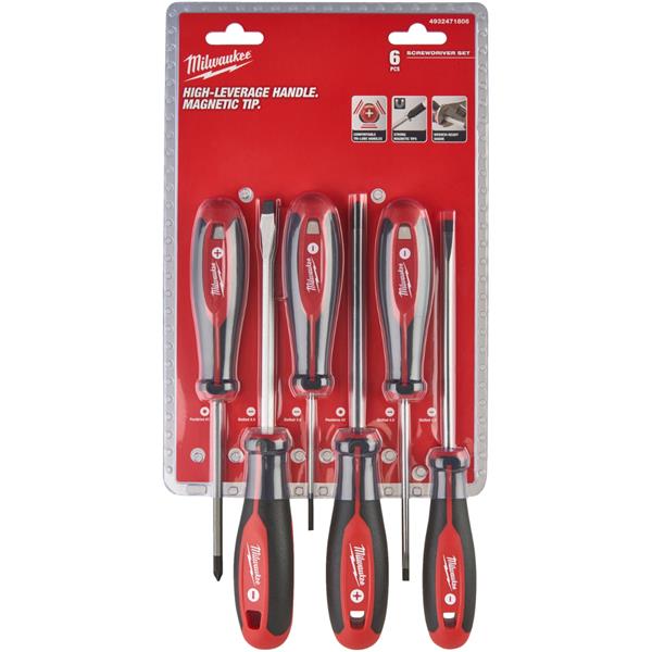 MILWAUKEE TRI-LOBE S/DRIVER SET 1-6PCS