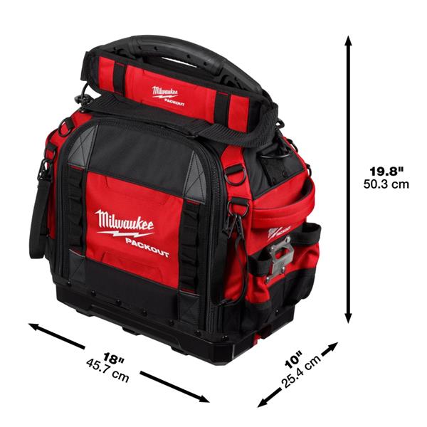 MILWAUKEE PACKOUT 38CM CLOSED TOTE TOOLBAG
