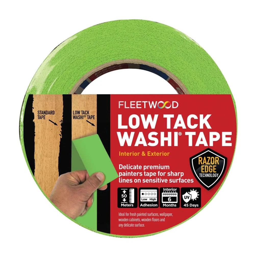 FLEETWOOD LOW TACK 1.5" WASHI TAPE