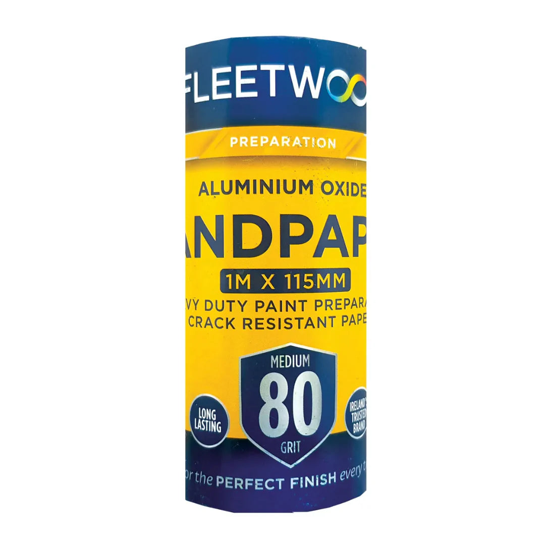 FLEETWOOD SANDPAPER ALUMINIUM OXIDE G80 1M