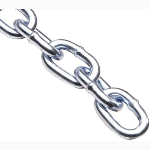 PERRY CHAIN 6MM X 33MM BZP (per Meter) - Watson Hire