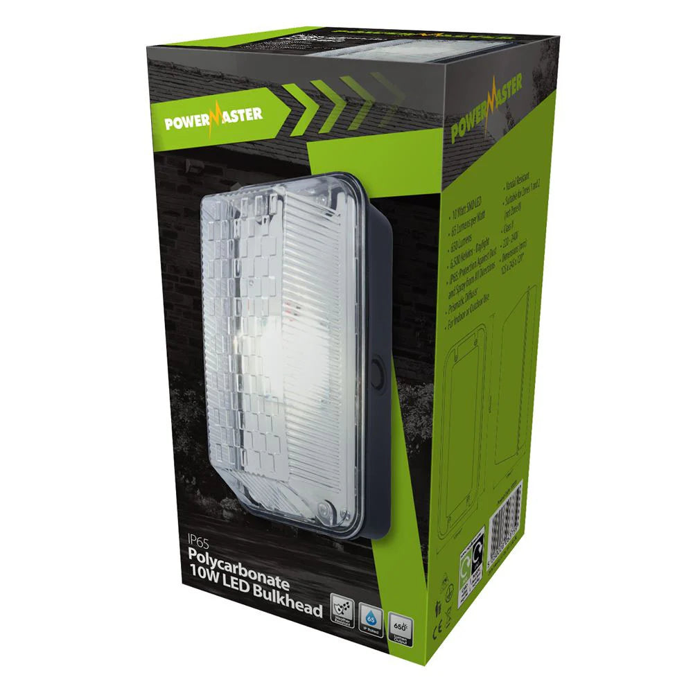 POWERMASTER LED POLYCARB BULK HEAD 10W