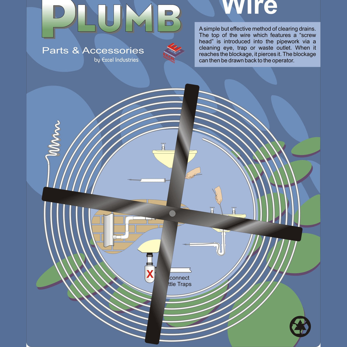 Easy Plumb 15ft Drain Wire