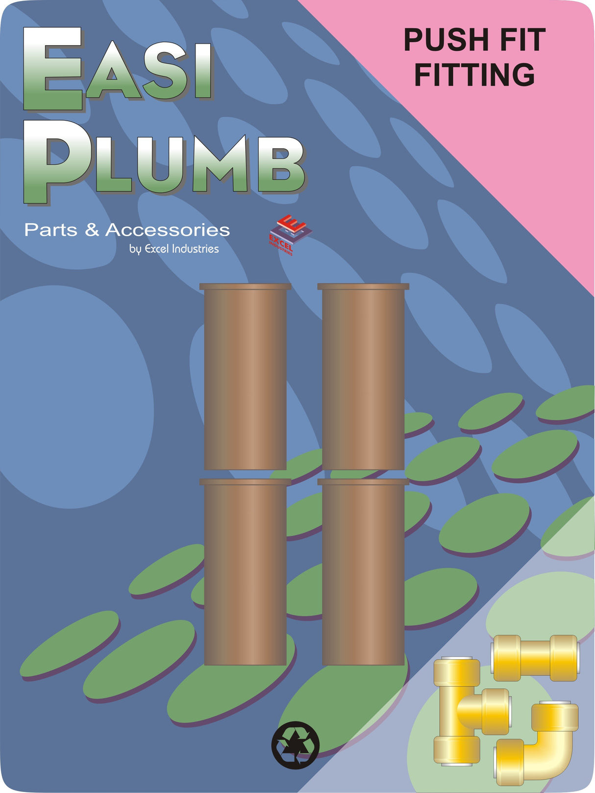 Easy Plumb 1/2" Plastic Inserts 4pk