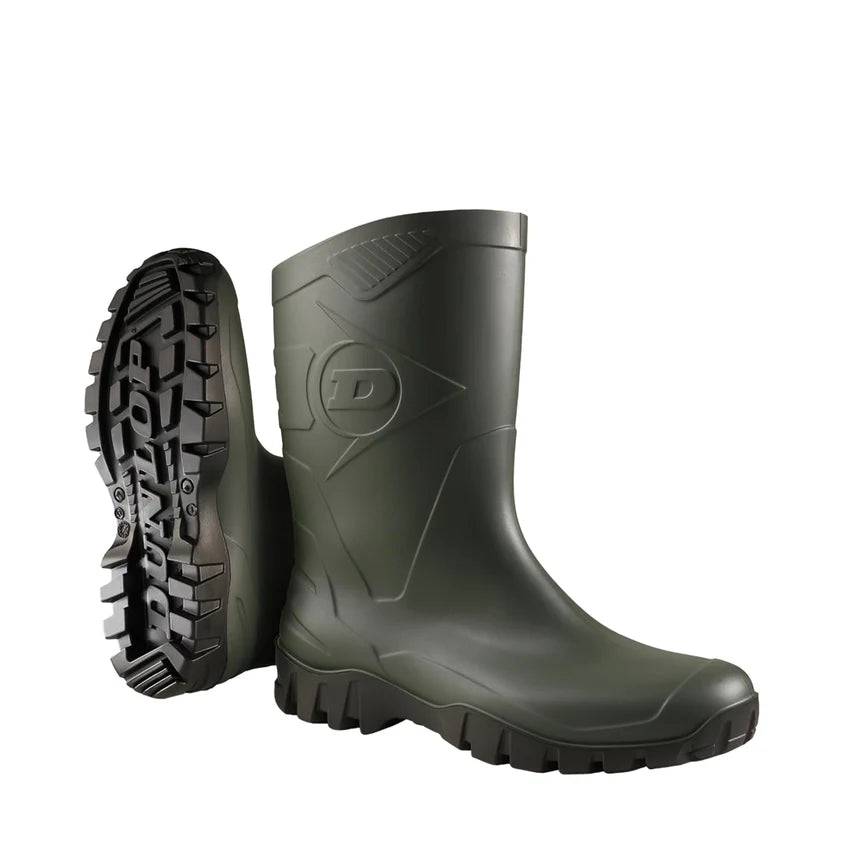 DUNLOP DEE CALF WELLINGTON GREEN