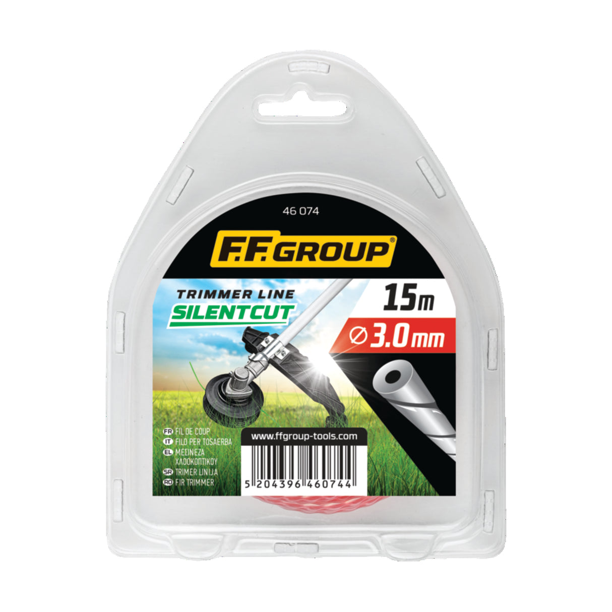 FF GROUP TRIMMER LINE SILENT CUT DUO CORE ROUND TWISTED 4.0MMX15M