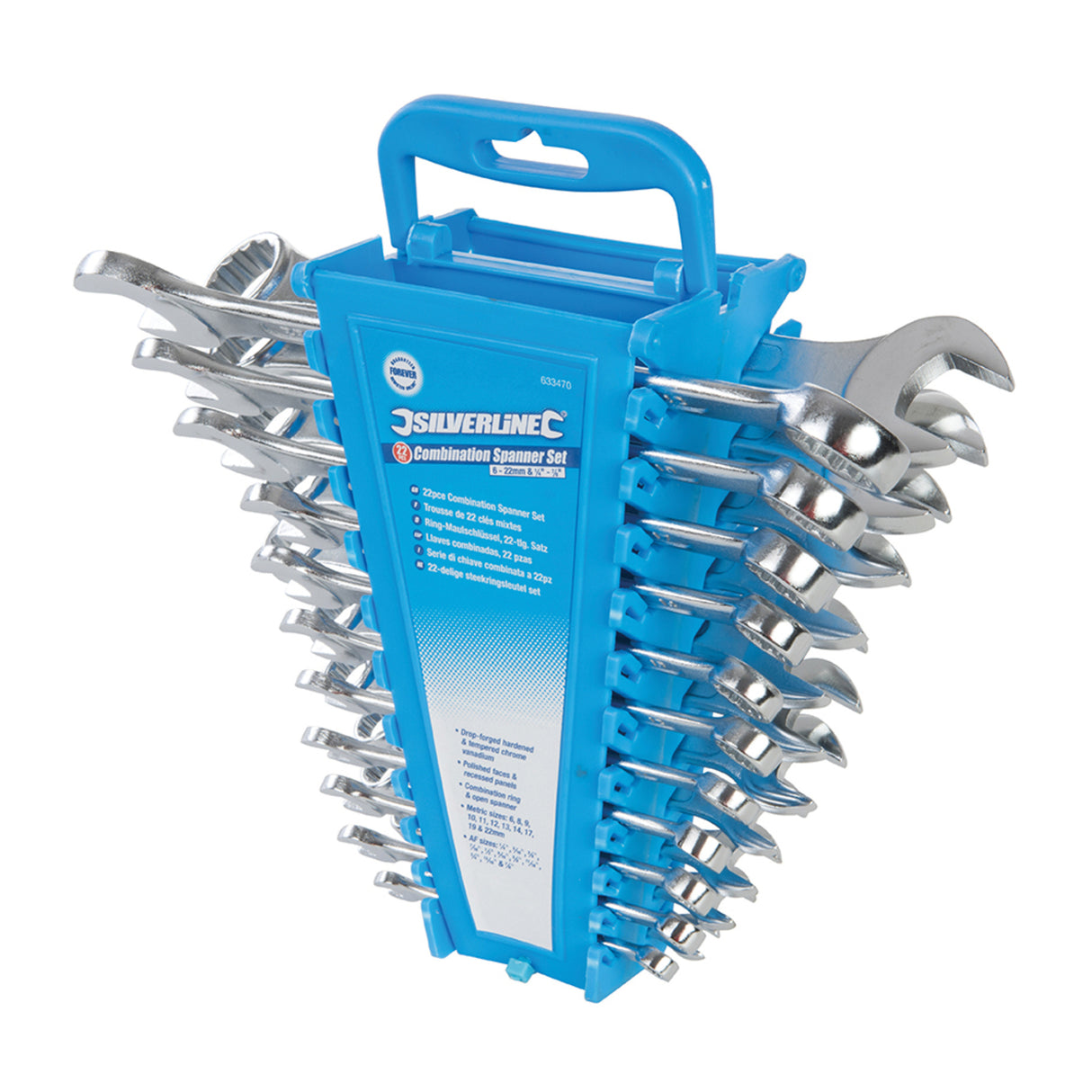 SILVERLINE 22PC COMBINATION SPANNER SET