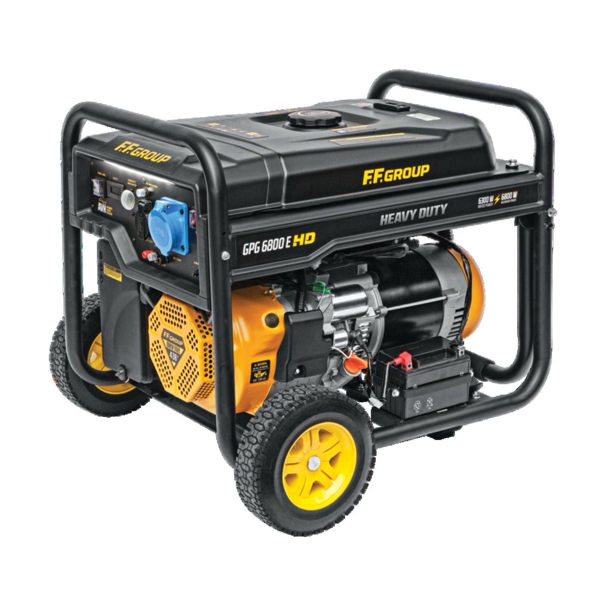 FF GROUP PETROL GENERATOR GPG 6800E HD 1PH 6.8KVA 438CC ELECTRIC START