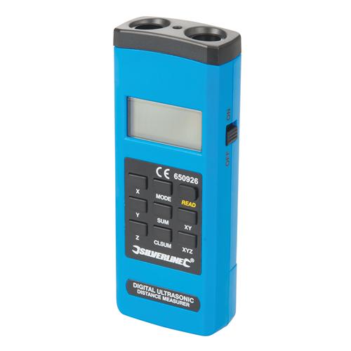 SILVERLINE DIGITAL RANGE DISTANCE MEASURE TOOL 0.55-15M
