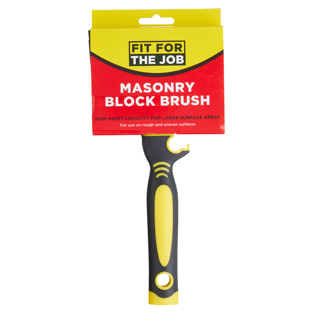 FIT FOR THE JOB 4IN MASONRY BLOCK PAINT BRUSH