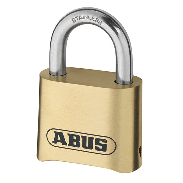 ABUS Mechanical 180IB/50 50mm Brass Body Combination Padlock (4-Digit) Carded