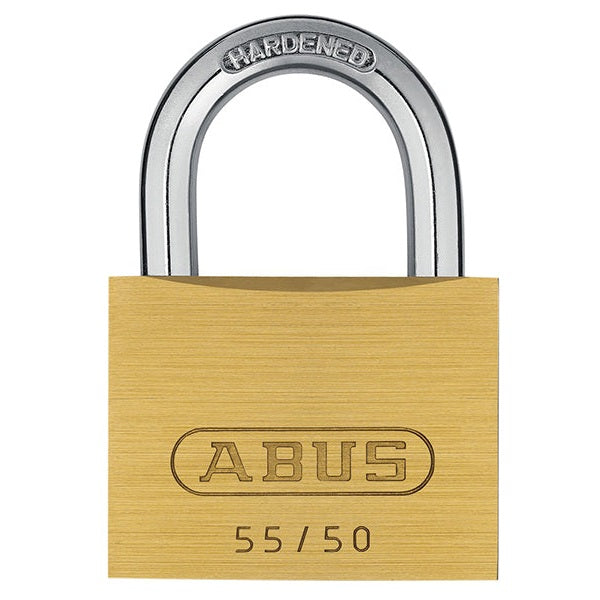 ABUS Mechanical 55/50mm Brass Padlock Carded