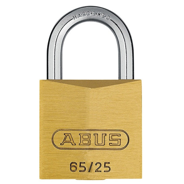 ABUS Mechanical 65/25mm Brass Padlock Carded