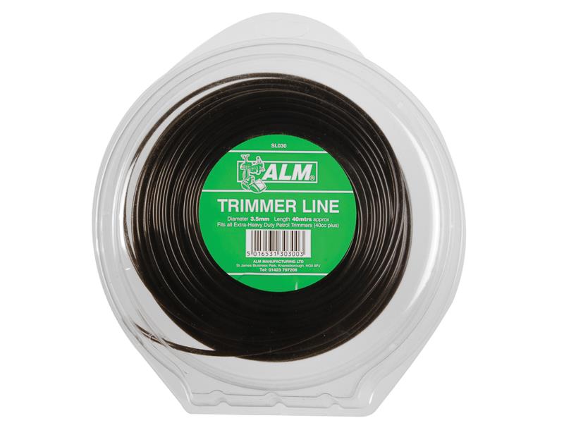 ALM Manufacturing Black Trimmer Line 3.5mm x 40m