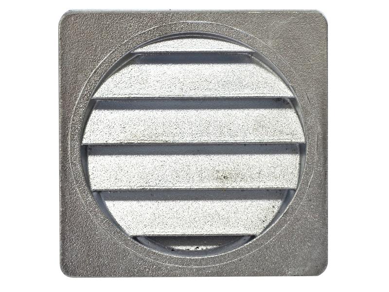 ALUMINIUM Square Wall Vent 100mm (4in)
