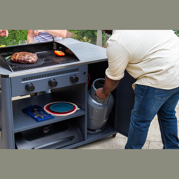 SAHARA ARKE 3 BURNER GAS BBQ