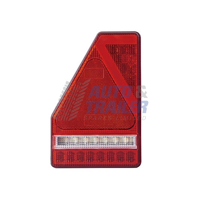 12/24V TRIANGULAR 5 FUNCTION LED LIGHT RHS