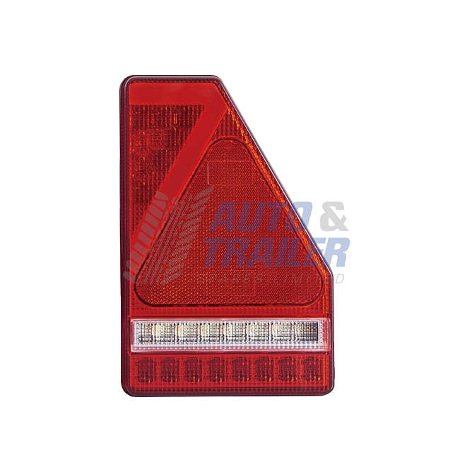 12/24V TRIANGULAR 5 FUNCTION LED LIGHT RHS