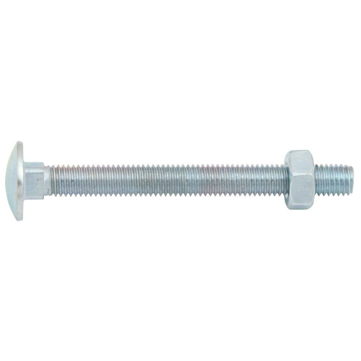 CARRIAGE BOLT ZP M10X75 BAG 10