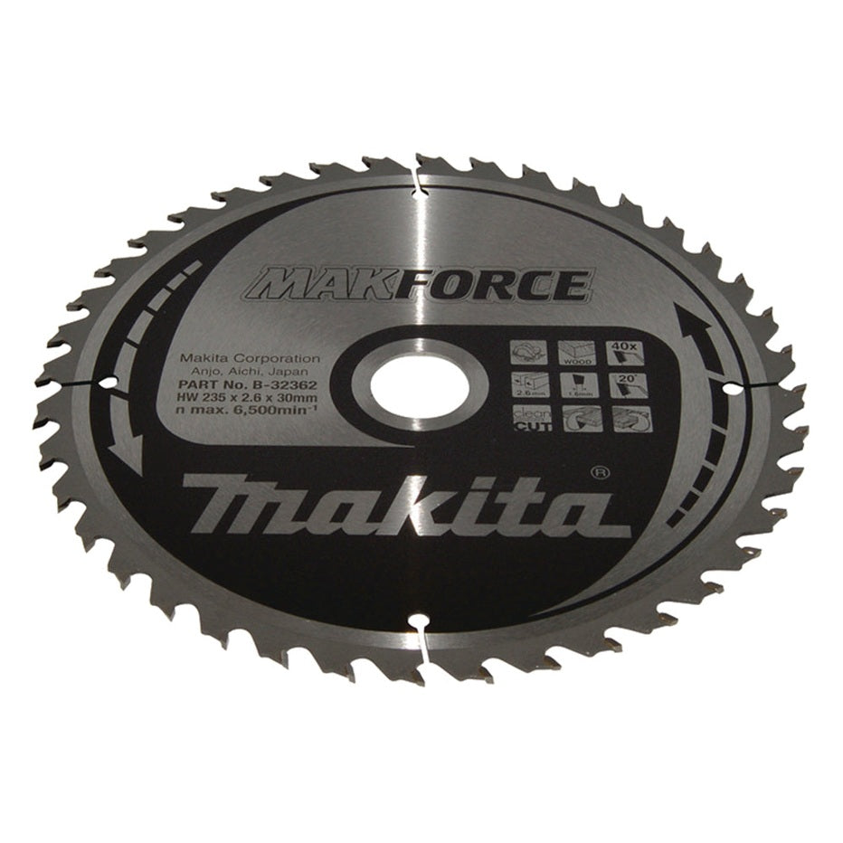 MAKITA MAKFORCE TCT SAW BLADE FOR PORTABLE SAW CSM