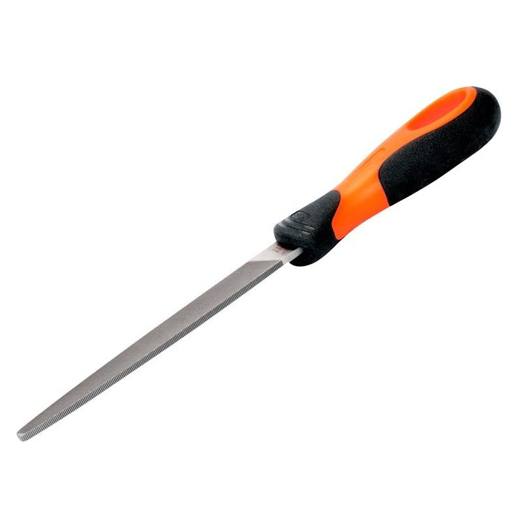 Bahco 1-110-08-2-2 ERGO™ Handled Tapered Edge Flat Second Cut File 200mm (8in)